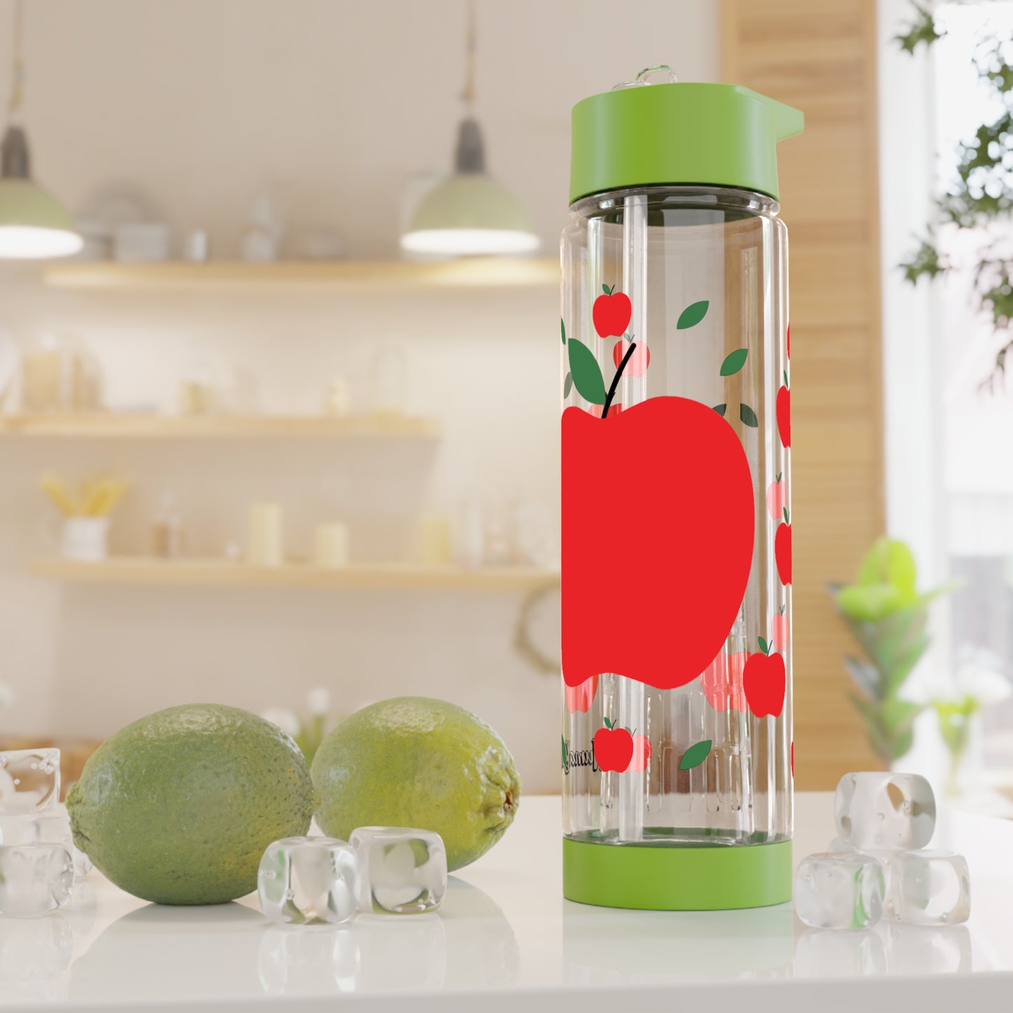 Infuser Water Bottle Apple