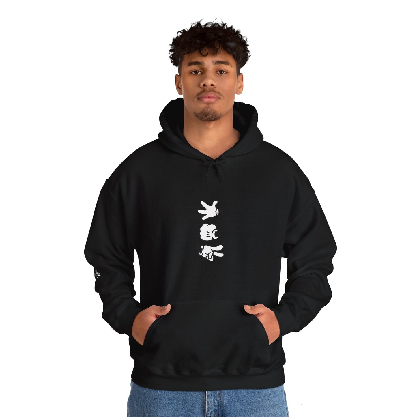 Hooded Sweatshirt Unisex Rock Scissors Paper