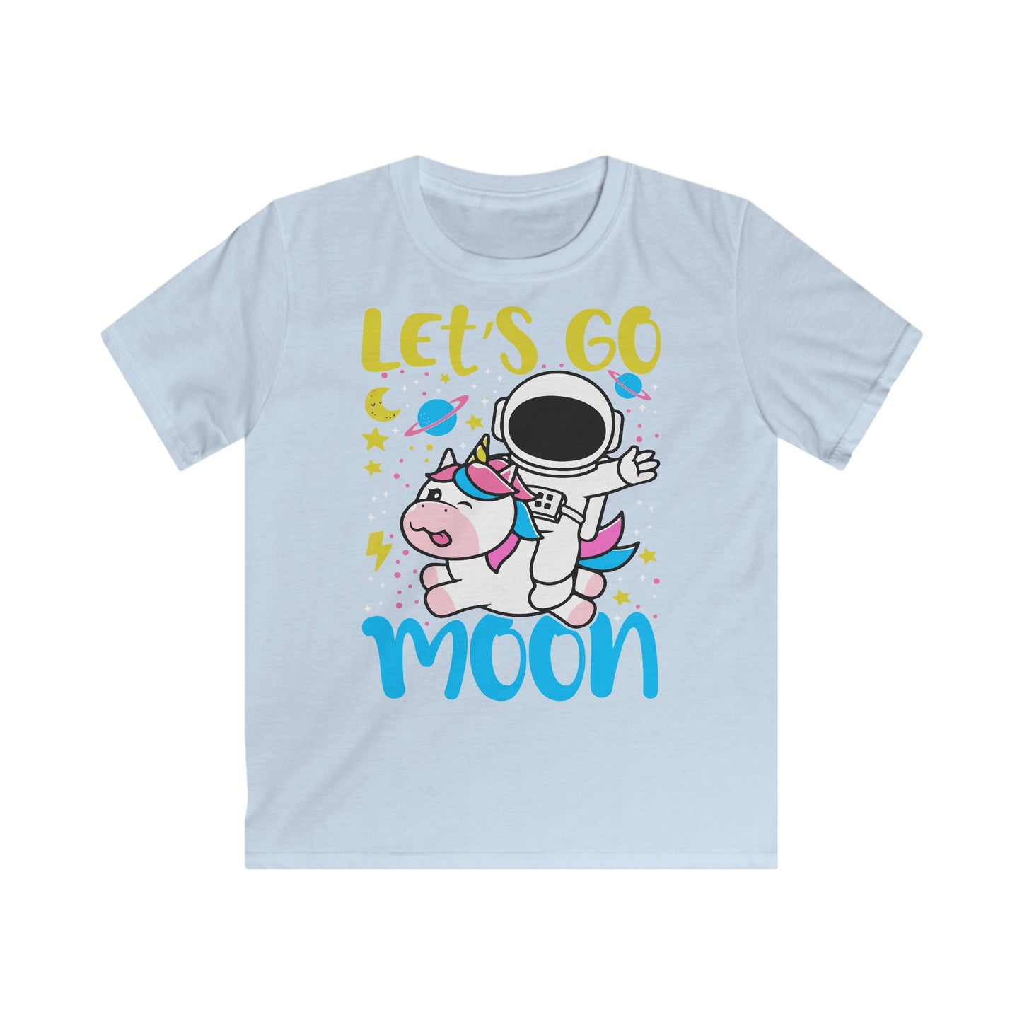 Kids Tee Let's Go Moon